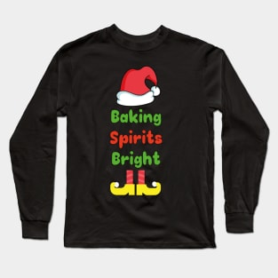 Elf - Baking Spirits Bright Christmas Baking Long Sleeve T-Shirt